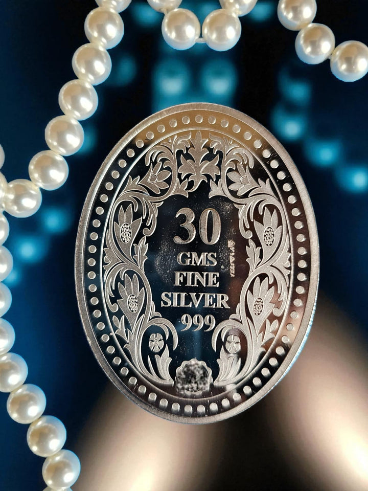 Queen 30 gms Pure Silver Coin